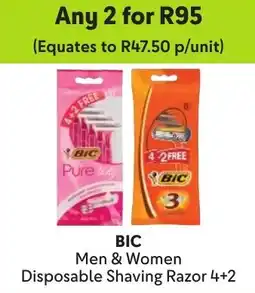 Makro BIC Men & Women Disposable Shaving Razor offer