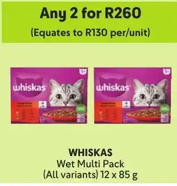 Makro Whiskas Wet Multi Pack offer