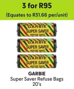 Makro Garbie Super Saver Refuse Bags offer