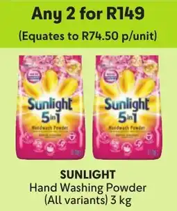 Makro Sunlight Hand Washing Powder offer