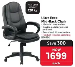 Makro Ultra Exec Mid-Back Chair offer