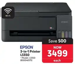 Makro Epson 3-in-1 Printer L3350 offer