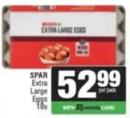 Spar Savemor SPAR Extra Large Eggs offer