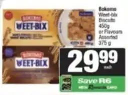 Spar Savemor Bokomo Weet-bix Biscuits Assorted offer