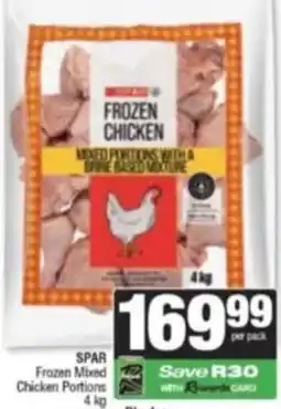 Spar Savemor SPAR Frozen Mixed Chicken Portions offer