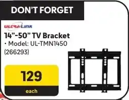 Makro Ultra-link 14"-50" TV Bracket offer