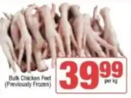 Spar Savemor Bulk Chicken Feet (Previously Frozen) offer