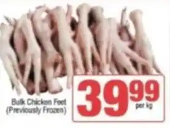 Bulk Chicken Feet (Previously Frozen)