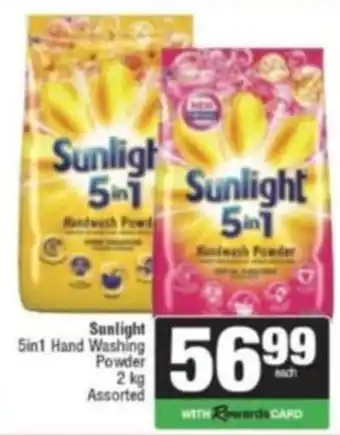 Sunlight 5in1 Hand Washing Powder Assorted