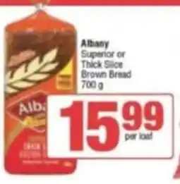 Spar Savemor Albany Superior or Thick Slice Brown Bread offer