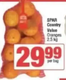 Spar Savemor SPAR Country Value Oranges offer
