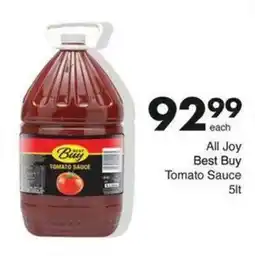 Save Hyper All Joy Best Buy Tomato Sauce offer
