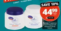Checkers Renew Aqueous Body Cream offer