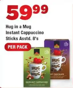 OK Express Hug in a Mug Instant Cappuccino Sticks offer
