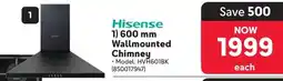 Makro Hisense 600mm Wallmounted Chimney offer