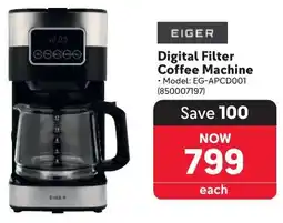 Makro Eiger Digital Filter Coffee Machine offer