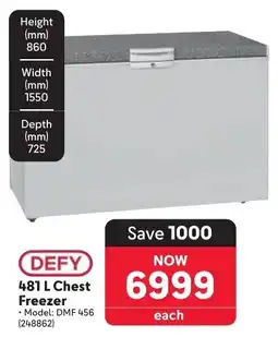 Makro Defy Chest Freezer offer