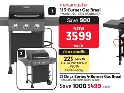 Makro Megamaster 3-Burner Gas Braai offer