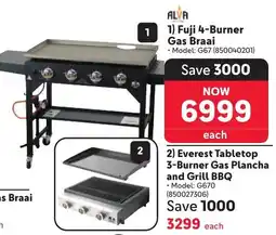 Makro Alva Fuji 4-Burner Gas Braai offer