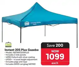 Makro Camp Master Instant 205 Plus Gazebo offer