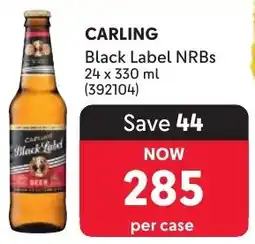 Makro Carling Black Label NRBs offer