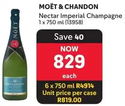 Makro Moët & Chandon Nectar Imperial Champagne offer