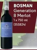 Makro Bosman Generation 8 Merlot offer