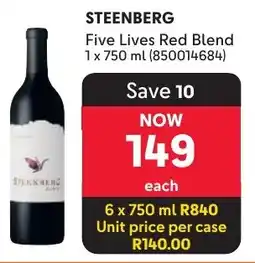 Makro Steenberg Five Lives Red Blend offer