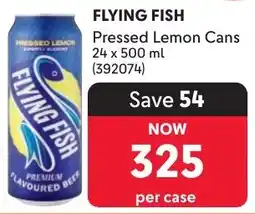 Makro Flying Fish Pressed Lemon Cans offer
