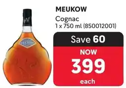 Makro Meukow Cognac offer