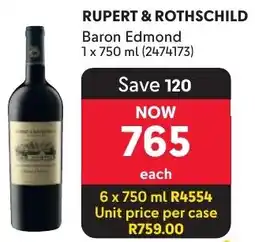 Makro Rupert & Rothschild Baron Edmond offer