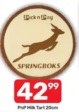 Pick n Pay PnP Milk Tart offer