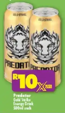 Shoprite Predator Gold Strike Energy Drink offer