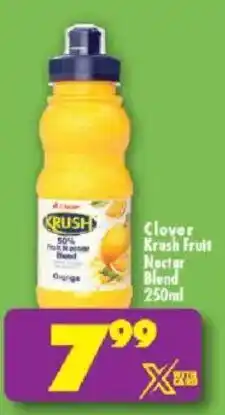 Shoprite Clover Krush Fruit Nectar Blend offer