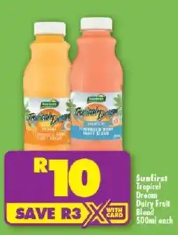 Shoprite Sunfirst Tropical Dream Dairy Fruit Blend offer