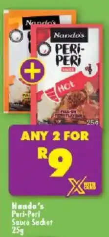 Shoprite Nando's Peri-Peri Sauce Sachet offer
