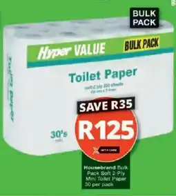 Checkers Hyper Hyper VALUE Toilet Paper offer