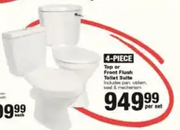Build It 4-PIECE Top or Front Flush Toilet Suite offer