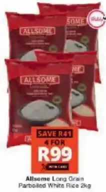 Checkers Hyper Allsome Long Grain Parboiled White Rice offer