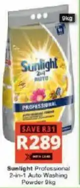 Checkers Hyper Sunlight Professional 2-in-1 Auto Washing Powder offer