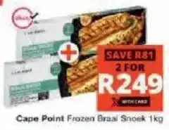 Checkers Hyper Cape Point Frozen Braai Snoek offer