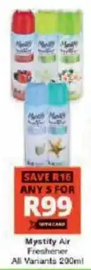 Checkers Hyper Mystify Air Freshener offer