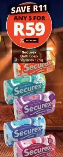 Checkers Hyper Securex Bath Soap offer