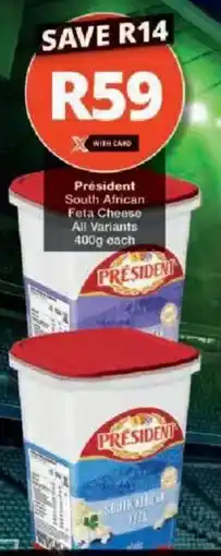 Checkers Hyper President South African Feta Cheese offer
