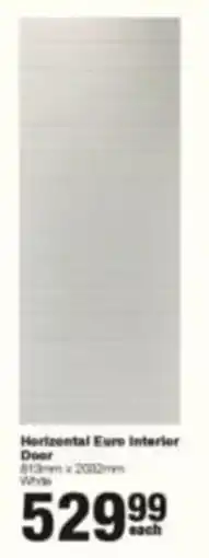 Build It Horizontal Euro Interior Door offer