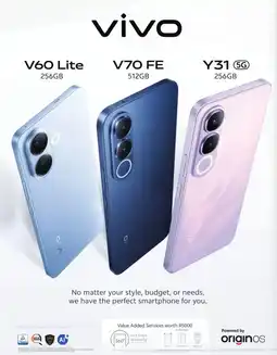Vodacom vivo V60 Lite 256GB offer