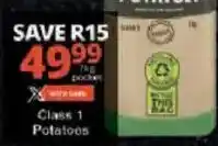 Checkers Hyper Class 1 Potatoes offer