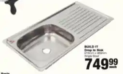 Build It Build it Drop In Sink offer