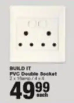 Build It BUILD IT PVC Double Socket offer