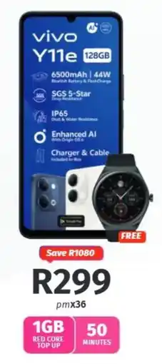 Vodacom vivo Y11e offer